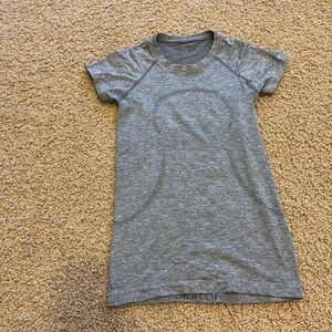 Grey lululemon swiftly tech shirt